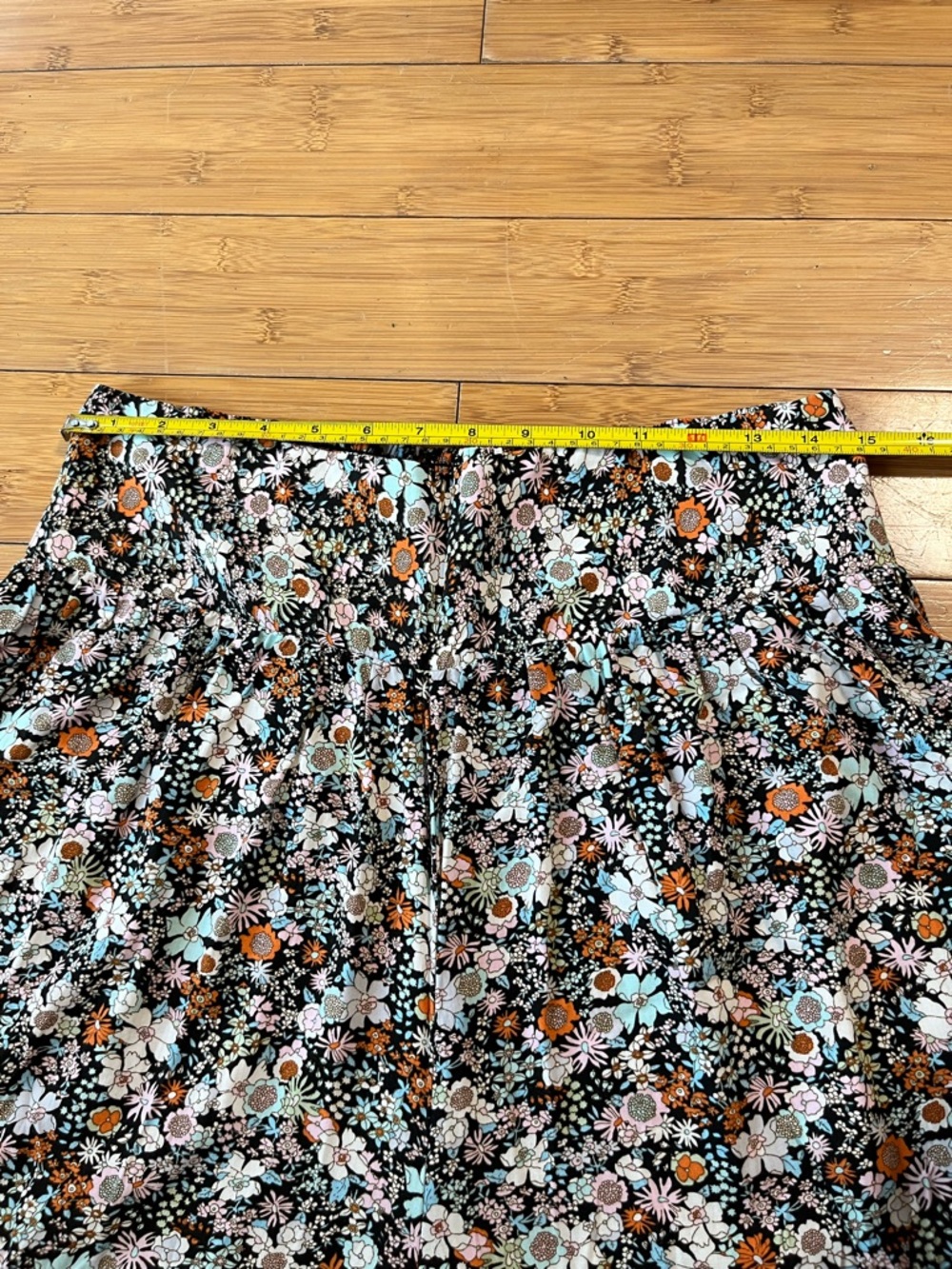 NATURAL LIFE Floral Boho Wide-Leg Palazzo Pants 100% Rayon - Picture 6 of 9